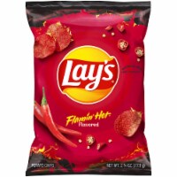 Lay's® Flamin' Hot Flavored Potato Chips Perspective: Main