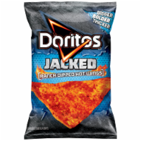 Doritos Jacked Ranch Dipped Hot Wings Tortilla Chips Perspective: Main