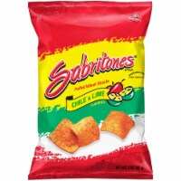 Sabritones Chile & Lime Flavored Puffed Wheat Snacks Perspective: Main