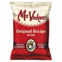 Miss Vickie's Kettle Cooked Sea Salt Potato Chips 1.375 oz Bag 64/Carton 44443