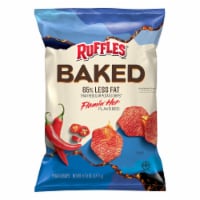 Ruffles Baked Flamin' Hot Potato Crisps Perspective: Main