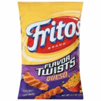 Fritos® Queso Flavor Twists® Corn Snacks Perspective: Main