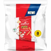 Cheetos® Simply™ Crunchy White Cheddar Cheese Flavored Snacks Perspective: Main