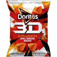 Doritos 3D Crunch Chili Cheese Nacho Flavored Corn Snacks Perspective: Main