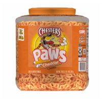 Chester's® Cheddar Flavored Paws Cheese Flavored Snacks Perspective: Main