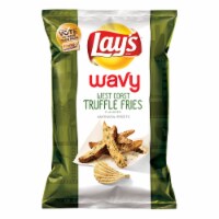 Lay's Wavy West Coast Truffle Fries Flavored Potato Chips Perspective: Main