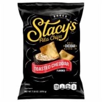 Stacy's® Toasted Cheddar Baked Pita Chips Snacks Perspective: Main