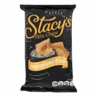Stacy's Pita Chips Parmesan Garlic and Herb Pita Chips - Case of 12 - 7.33 oz.