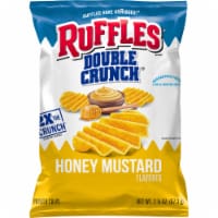 Ruffles Double Crunch Honey Mustard Flavored Potato Chips Perspective: Main