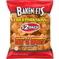 Baken-Ets Hot 'N Spicy Chicharrones Fried Pork Skins Perspective: Main