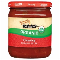 Tostitos® Simply Organic Medium Chunky Salsa Perspective: Main