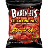 Baken-Ets Flamin' Hot® Chicharrones Fried Pork Skins Perspective: Main