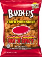 Baken-Ets® Hot 'N Spicy Chicharrones Fried Pork Skins Perspective: Main