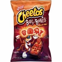 Cheetos Flamin' Hot Bag of Bones Cheese Flavored Snacks Perspective: Main