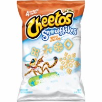 Cheetos White Cheddar Snowflakes Cheese Flavored Snacks Perspective: Main