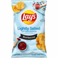 Lay's® Lightly Salted Barbecue Potato Chips Perspective: Main