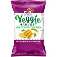 Sun Chips Veggie Harvest Parmesan Herb Flavored Whole Grain Snacks Perspective: Main