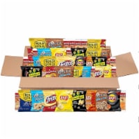 Sweet & Salty Snack Box, Variety of Cookies, Crackers, Chips & Nuts, 50 Count Pack