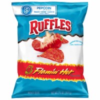 Ruffles® Flamin' Hot Potato Chips Perspective: Main