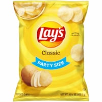 Lay's Potato Chips Classic Flavor Snacks 13 oz Party Size Bag Perspective: Main