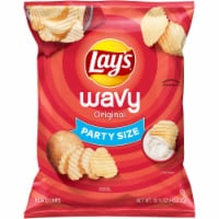 Lay's® Wavy Classic Potato Chips Party Size Perspective: Main
