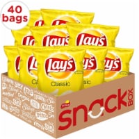 Lay's Classic Potato Chips, 1 Ounce (Pack of 40)