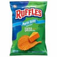 Ruffles® Queso Potato Chips Party Size Perspective: Main