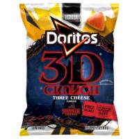 Doritos® Three Cheese 3D Crunch Tortilla Chips Perspective: Main