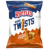 Ruffles® Double Cheddar Potato Ridge Twists Perspective: Main