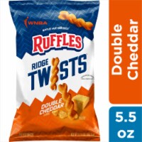 Ruffles® Ridge Twists Double Cheddar Potato Chips
