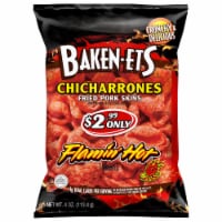 Baken-ets Flamin' Hot Flavored Chicharrones Fried Pork Skins