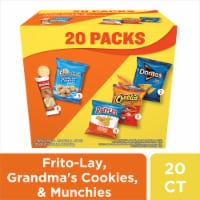 Frito Lay® Chips Grandma's® Cookies and Munchie's® Sandwich Crackers Variety Pack