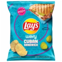 Lay's® Cuban Sandwich Wavy Potato Chips Perspective: Main