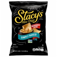 Stacy's® Simply Naked Baked Pita Chips Sharing Size