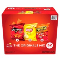 Frito Lay The Originals Chip and Snack Mix Variety Pack, 1 Ounce (Pack of 32)