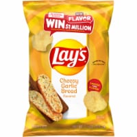 Lay's® Limited Time Flavor Cheesy Garlic Bread Potato Chips Perspective: Main