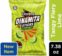 Doritos® Dinamita® Sticks Tangy Fiery Lime Corn Chips Perspective: Main
