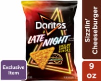 Doritos® Late Night Sizzlin' Cheeseburger Tortilla Chips Perspective: Main