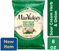 Miss Vickie's Sour Cream Herb & Onion Kettle Cooked Potato Chips Perspective: Main