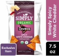 Doritos® Simply Organic Spicy White Cheddar Tortilla Chips Perspective: Main