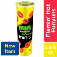 Funyuns® Minis™ Flamin' Hot® Onion Flavored Ring Snack Stacks Crisps Chips Perspective: Main