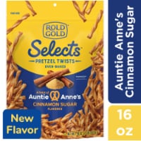 Rold Gold® Selects Auntie Anne's Cinnamon Sugar Flavored Pretzels Perspective: Main