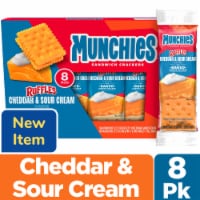 Munchies Sandwich Crackers, Ruffles Cheddar & Sour Cream, Perspective: Main