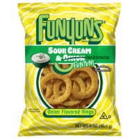 Funyuns® Sour Cream & Funyun Onion Flavored Rings Perspective: Main