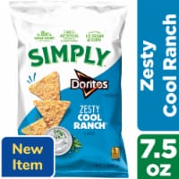 Simply™ Doritos® Zesty Cool Ranch® Flavored Tortilla Chips Perspective: Main