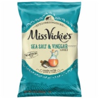 Miss Vickie's® Sea Salt & Vinegar Kettle Cooked Potato Chips Perspective: Main