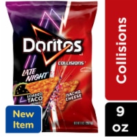 Doritos® Collisions Nacho Cheese and Late Night Taco Flavored Tortilla Chips Perspective: Main