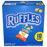 Ruffles® Cheddar & Sour Cream Potato Chips Bags Perspective: Main
