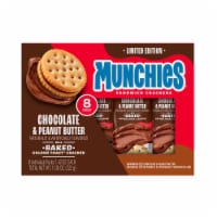 Munchies® Chocolate & Peanut Butter on Baked Golden Toast Cracker Packs Perspective: Main