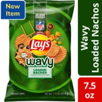 Lay's® Wavy® Loaded Nachos Potato Chips Perspective: Main